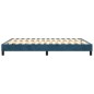 vidaXL Bettgestell Dunkelblau 140x190 cm Samt vidaXL Bettgestell Dunkelblau 140x190 cm Samt