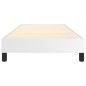 vidaXL Boxspringbett Weiß 90x190 cm Kunstleder vidaXL Boxspringbett Weiß 90x190 cm Kunstleder