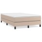 vidaXL Boxspringbett Cappuccino-Braun 120x200 cm Kunstleder vidaXL Boxspringbett Cappuccino-Braun 120x200 cm Kunstleder
