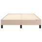 vidaXL Boxspringbett Cappuccino-Braun 120x200 cm Kunstleder vidaXL Boxspringbett Cappuccino-Braun 120x200 cm Kunstleder