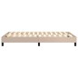 vidaXL Boxspringbett Cappuccino-Braun 120x200 cm Kunstleder vidaXL Boxspringbett Cappuccino-Braun 120x200 cm Kunstleder