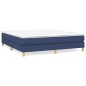 vidaXL Boxspringbett Blau 180x200 cm Stoff vidaXL Boxspringbett Blau 180x200 cm Stoff