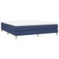 vidaXL Boxspringbett Blau 180x200 cm Stoff vidaXL Boxspringbett Blau 180x200 cm Stoff