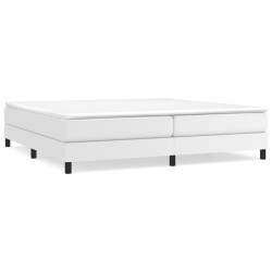 vidaXL Boxspringbett Weiß 200x200 cm Kunstleder