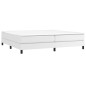 vidaXL Boxspringbett Weiß 200x200 cm Kunstleder vidaXL Boxspringbett Weiß 200x200 cm Kunstleder