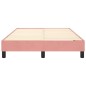 vidaXL Boxspringbett Rosa 120x200 cm Samt vidaXL Boxspringbett Rosa 120x200 cm Samt