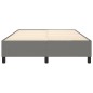 vidaXL Boxspringbett Dunkelgrau 140x200 cm Stoff vidaXL Boxspringbett Dunkelgrau 140x200 cm Stoff