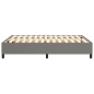 vidaXL Boxspringbett Dunkelgrau 140x200 cm Stoff vidaXL Boxspringbett Dunkelgrau 140x200 cm Stoff