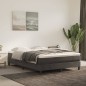 vidaXL Boxspringbett Dunkelgrau 140x190 cm Samt vidaXL Boxspringbett Dunkelgrau 140x190 cm Samt