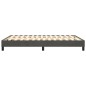 vidaXL Boxspringbett Dunkelgrau 140x190 cm Samt vidaXL Boxspringbett Dunkelgrau 140x190 cm Samt
