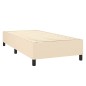 vidaXL Boxspringbett Creme 90x190 cm Stoff vidaXL Boxspringbett Creme 90x190 cm Stoff