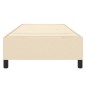 vidaXL Boxspringbett Creme 90x190 cm Stoff vidaXL Boxspringbett Creme 90x190 cm Stoff