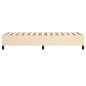 vidaXL Boxspringbett Creme 90x190 cm Stoff vidaXL Boxspringbett Creme 90x190 cm Stoff
