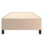 vidaXL Boxspringbett Cappuccino-Braun 90x190 cm Kunstleder vidaXL Boxspringbett Cappuccino-Braun 90x190 cm Kunstleder