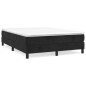 vidaXL Boxspringbett Schwarz 140x190 cm Samt vidaXL Boxspringbett Schwarz 140x190 cm Samt