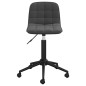 Esszimmerstühle 2 Stk. Drehbar Schwarz Samt Esszimmerstühle 2 Stk. Drehbar Schwarz Samt