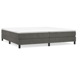 vidaXL Bettgestell Dunkelgrau 200x200 cm Samt