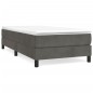 vidaXL Boxspringbett Dunkelgrau 90x200 cm Samt vidaXL Boxspringbett Dunkelgrau 90x200 cm Samt