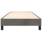 vidaXL Boxspringbett Dunkelgrau 90x200 cm Samt vidaXL Boxspringbett Dunkelgrau 90x200 cm Samt