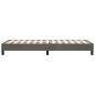 vidaXL Boxspringbett Dunkelgrau 90x200 cm Samt vidaXL Boxspringbett Dunkelgrau 90x200 cm Samt