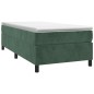vidaXL Bettgestell Dunkelgrün 90x190 cm Samt vidaXL Bettgestell Dunkelgrün 90x190 cm Samt