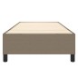 vidaXL Boxspringbett Taupe 90x200 cm Stoff vidaXL Boxspringbett Taupe 90x200 cm Stoff