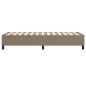 vidaXL Boxspringbett Taupe 90x200 cm Stoff vidaXL Boxspringbett Taupe 90x200 cm Stoff