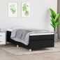 vidaXL Boxspringbett Schwarz 90x190 cm Stoff vidaXL Boxspringbett Schwarz 90x190 cm Stoff