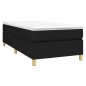 vidaXL Boxspringbett Schwarz 90x190 cm Stoff vidaXL Boxspringbett Schwarz 90x190 cm Stoff
