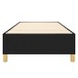 vidaXL Boxspringbett Schwarz 90x190 cm Stoff vidaXL Boxspringbett Schwarz 90x190 cm Stoff