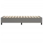 vidaXL Bettgestell Dunkelgrau 80x200 cm Stoff vidaXL Bettgestell Dunkelgrau 80x200 cm Stoff