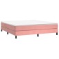 vidaXL Boxspringbett Rosa 160x200 cm Samt vidaXL Boxspringbett Rosa 160x200 cm Samt