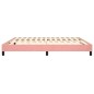 vidaXL Boxspringbett Rosa 160x200 cm Samt vidaXL Boxspringbett Rosa 160x200 cm Samt
