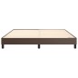 vidaXL Boxspringbett Braun 180x200 cm Kunstleder vidaXL Boxspringbett Braun 180x200 cm Kunstleder