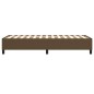 vidaXL Boxspringbett Dunkelbraun 90x200 cm Stoff vidaXL Boxspringbett Dunkelbraun 90x200 cm Stoff