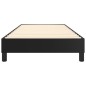 vidaXL Boxspringbett Schwarz 90x200 cm Kunstleder vidaXL Boxspringbett Schwarz 90x200 cm Kunstleder