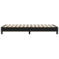 vidaXL Boxspringbett Schwarz 90x200 cm Kunstleder vidaXL Boxspringbett Schwarz 90x200 cm Kunstleder