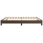 vidaXL Boxspringbett Braun 200x200 cm Kunstleder vidaXL Boxspringbett Braun 200x200 cm Kunstleder