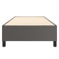vidaXL Boxspringbett Grau 90x190 cm Kunstleder vidaXL Boxspringbett Grau 90x190 cm Kunstleder