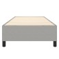 vidaXL Boxspringbett Hellgrau 90x190 cm Stoff vidaXL Boxspringbett Hellgrau 90x190 cm Stoff