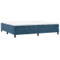 vidaXL Boxspringbett Dunkelblau 200x200 cm Samt vidaXL Boxspringbett Dunkelblau 200x200 cm Samt