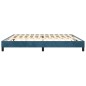 vidaXL Boxspringbett Dunkelblau 200x200 cm Samt vidaXL Boxspringbett Dunkelblau 200x200 cm Samt