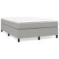 vidaXL Bettgestell Hellgrau 140x200 cm Stoff vidaXL Bettgestell Hellgrau 140x200 cm Stoff