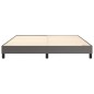 vidaXL Bettgestell Grau 160x200 cm Kunstleder vidaXL Bettgestell Grau 160x200 cm Kunstleder
