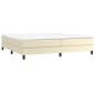 vidaXL Boxspringbett Creme 200x200 cm Kunstleder vidaXL Boxspringbett Creme 200x200 cm Kunstleder