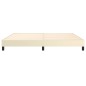 vidaXL Boxspringbett Creme 200x200 cm Kunstleder vidaXL Boxspringbett Creme 200x200 cm Kunstleder