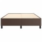vidaXL Boxspringbett Braun 140x200 cm Kunstleder vidaXL Boxspringbett Braun 140x200 cm Kunstleder