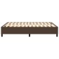 vidaXL Boxspringbett Braun 140x200 cm Kunstleder vidaXL Boxspringbett Braun 140x200 cm Kunstleder