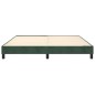 vidaXL Bettgestell ohne Matratze Dunkelgrün 160x200 cm Samt vidaXL Bettgestell ohne Matratze Dunkelgrün 160x200 cm Samt