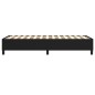 vidaXL Boxspringbett Schwarz 90x190 cm Stoff vidaXL Boxspringbett Schwarz 90x190 cm Stoff